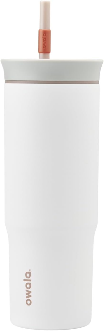 Owala Paquete de vaso de acero inoxidable aislado de 24 onzas y bot...