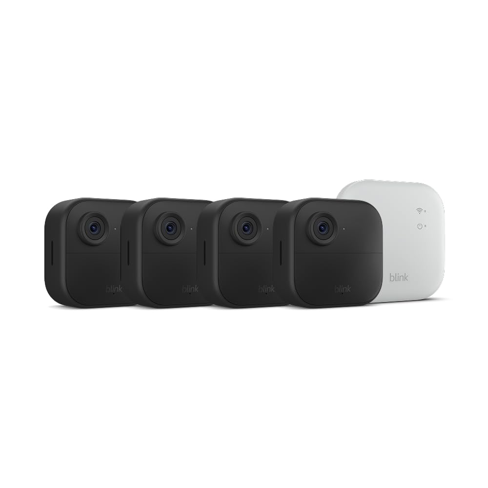 Blink Outdoor 4 XR con Plan Anual Plus Ai - Cámara de seguridad int...