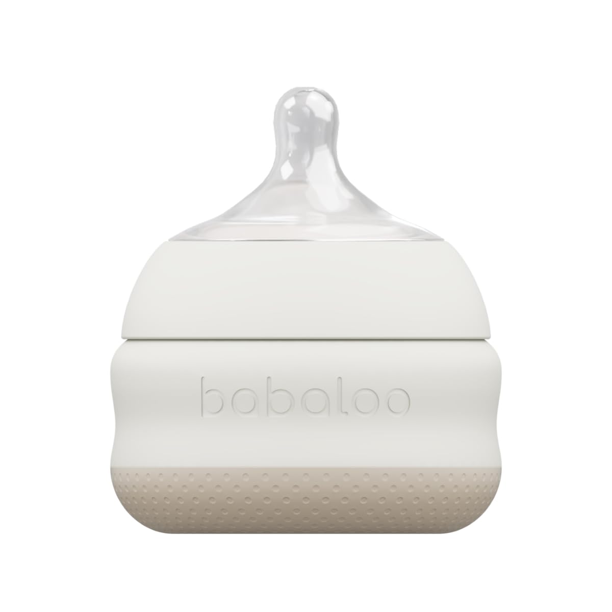 Babaloo Biberón de silicona para bebé, sin aire, anticólicos, 8 onz...