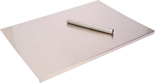 Tabla de cortar de acero inoxidable 304 con borde, tabla de cortar...