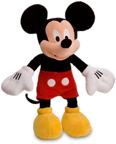 Disney Mickey Mouse de peluche, 17 pulgadas.