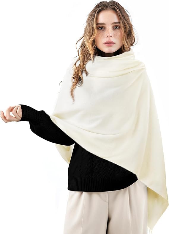 Premillow Bufanda de invierno para mujer, chal de pashmina, bufanda...