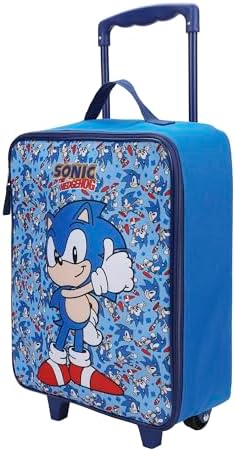 Bioworld Sonic The Hedgehog Thumbs Up - Equipaje de 14 pulgadas, co...