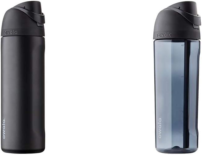 Owala FreeSip - Botellas de agua aisladas de acero inoxidable de 24...