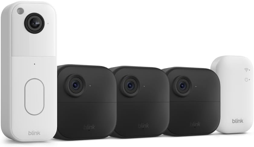 Blink Video Doorbell + Outdoor 4: Cámaras de seguridad inteligentes...
