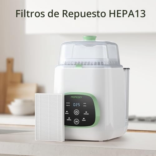 Momcozy KleanPal Pro - Lavadora de biberones y repuesto de filtro d...