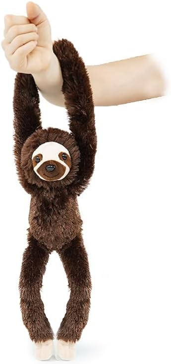 Hideekoog Juguete de peluche colgante de perezoso, ganchos de perez...