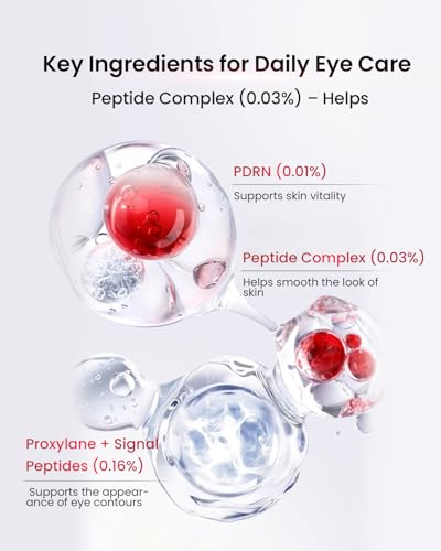 AMIRO Crema de ojos + mascarillas para ojos | Crema para ojos con m...