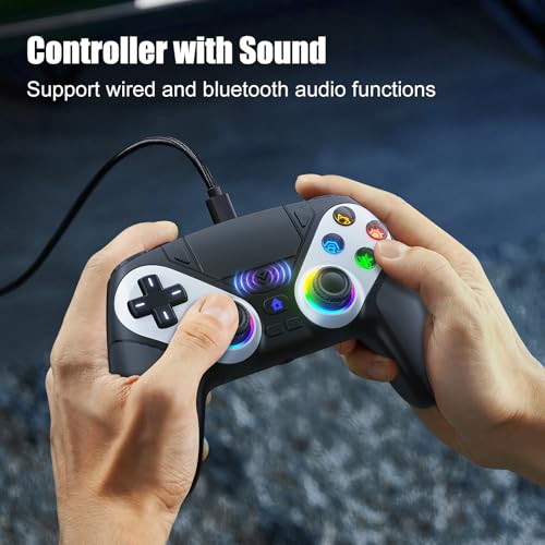 Controlador inalámbrico LED Gamrombo para PS5, compatible con PS5 P...