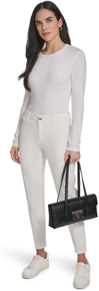 Calvin Klein Saige - Hombros con solapa de triple compartimento, ne...