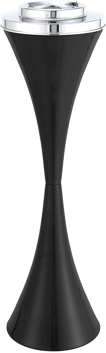 BEAMNOVA Soporte negro del cenicero del piso para el cubo desmontab...