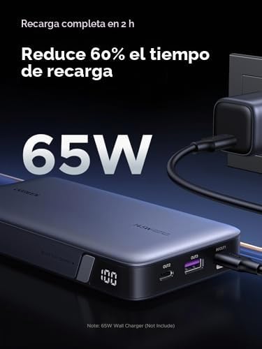 UGREEN Power Bank - Cargador portátil para portátil de 25,000 mAh y...