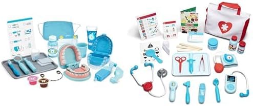 Melissa &amp; Doug Medical Play Bundle - Kit de dentista Super Smil...