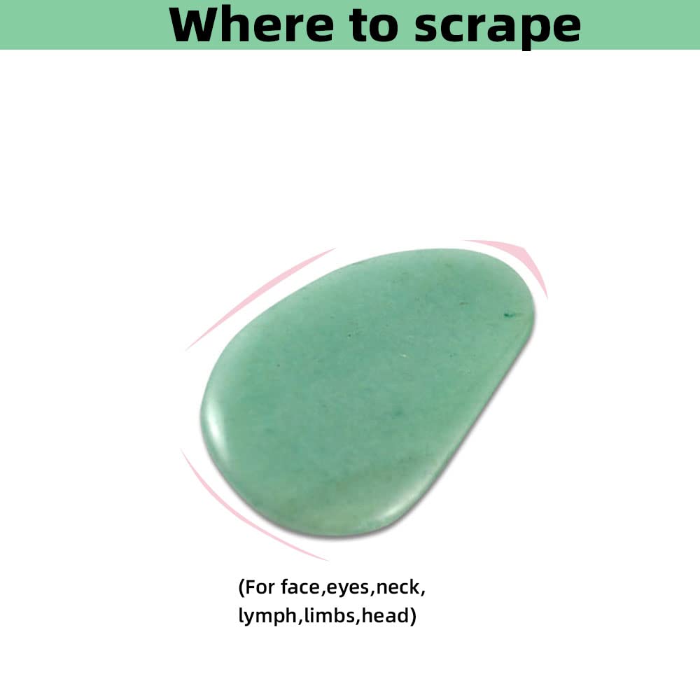 TOP SEWING Gua Sha Faciales Herramientas para Ojos Herramientas de...
