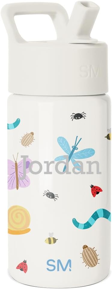 Simple Modern Botella de agua personalizada para niños | 14 oz | Cu...