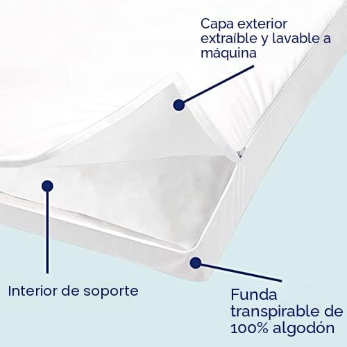ACCURATEX Juego de 2 almohadas tamaño King, almohada híbrida de esp...