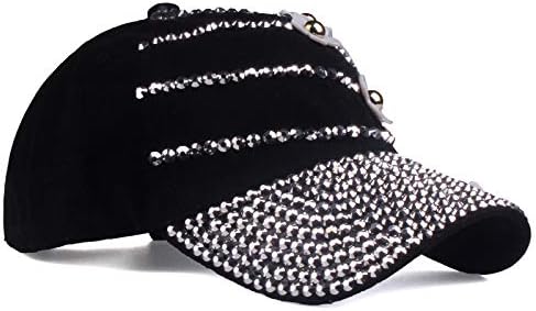 LUCKYBUNNY Gorra de béisbol con flor para mujer, estilo vintage, aj...