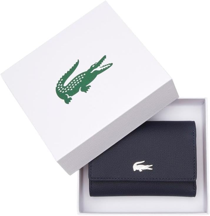 Lacoste cartera para mujer Anna con cierre de presión y solapa para...