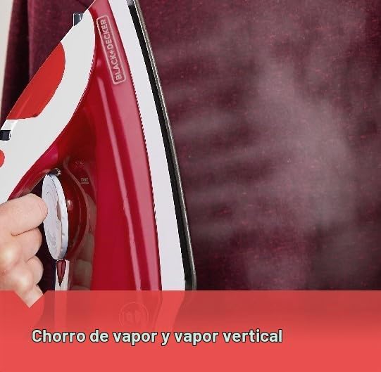 BLACK+DECKER Plancha compacta de control variable, suela antiadhere...