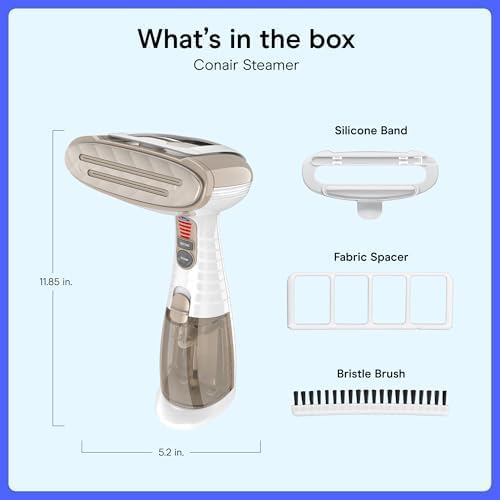 Conair Vaporizador de ropa de mano para ropa, vaporizador de tela T...