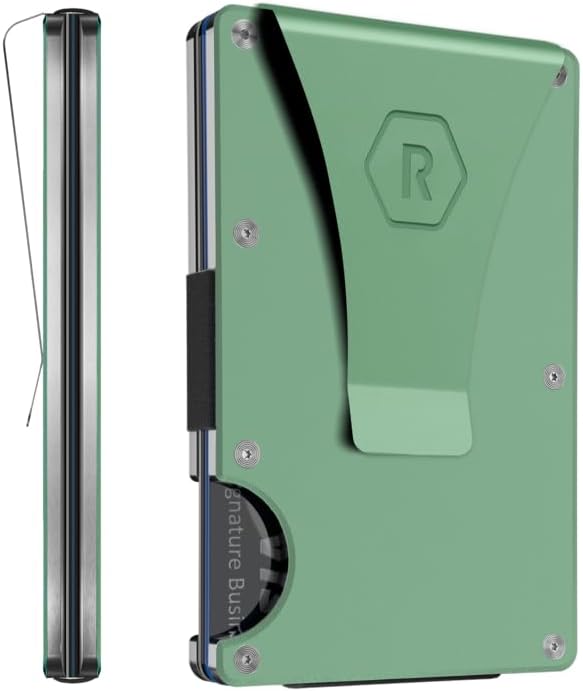 The Ridge Cartera delgada minimalista para mujer, con bloqueo RFID,...