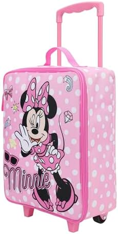 Disney Minnie Mouse - Gafas de sol y lazos, 14 pulgadas, color rosa