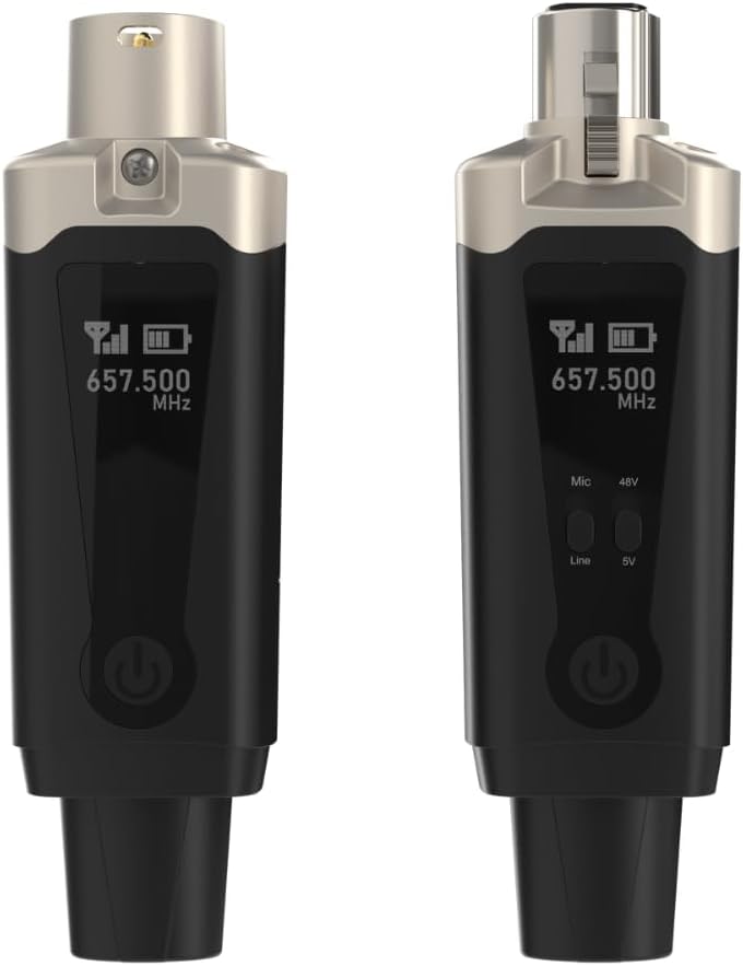AirSync - Transmisor y receptor inalámbrico XLR, sistema de micrófo...