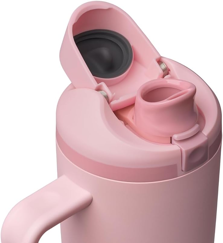 owala Freeship - Vaso de agua de cuarzo rosa, 27.4 fl oz, vaso Free...