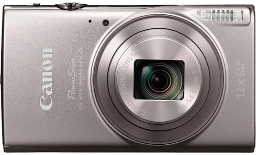 Canon PowerShot ELPH 360 HS A Cámara Digital (Plata) | Sensor CMOS...
