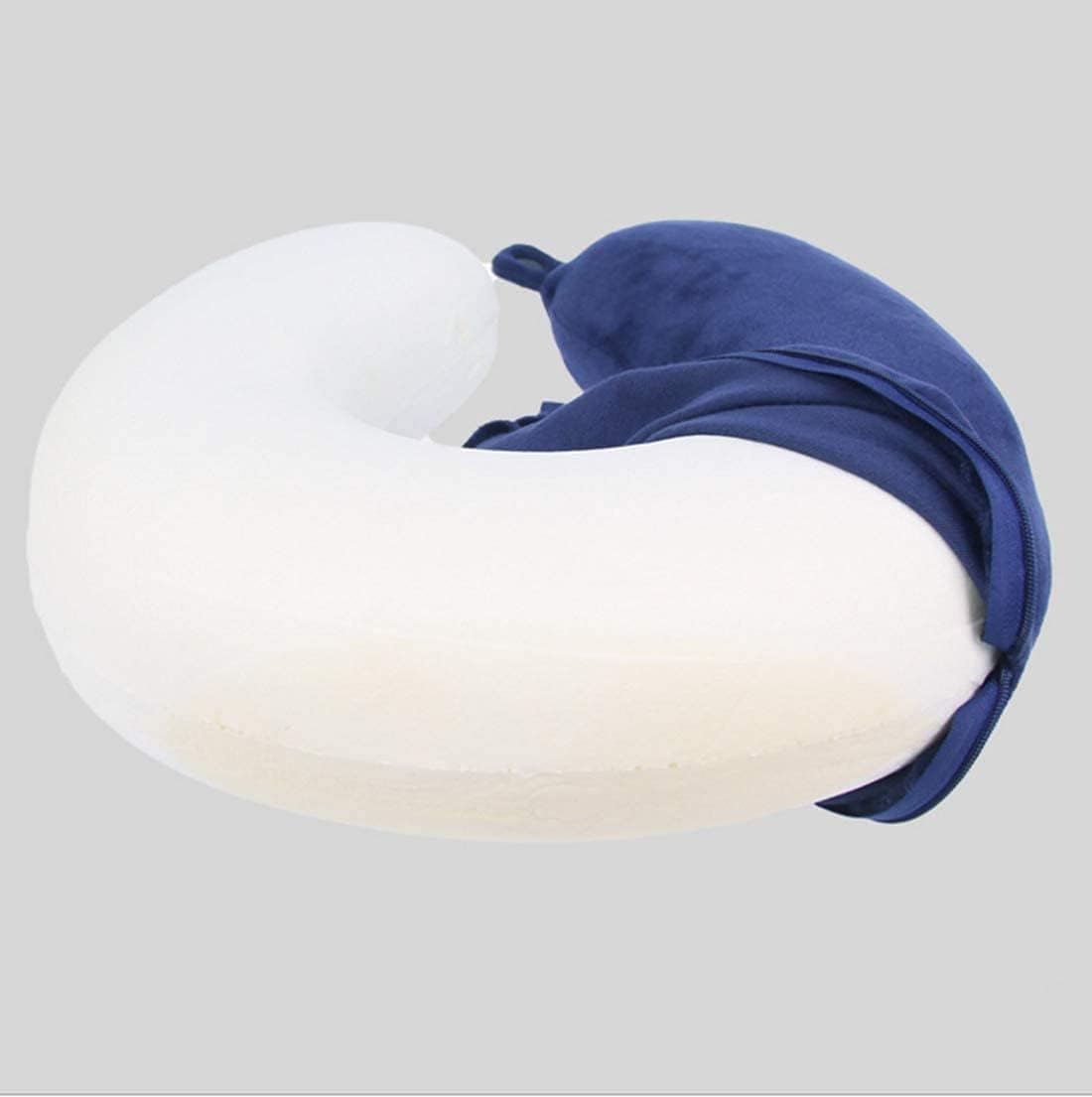 GDEOUP Almohada de viaje \u2013 Almohada de apoyo de espuma viscoel...