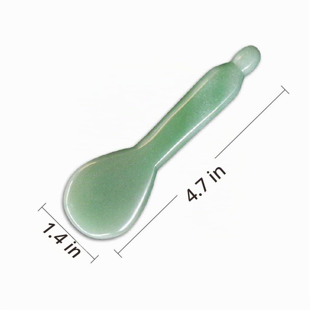 TOP SEWING Jade Gua Sha Herramientas de Masaje Herramienta Facial N...