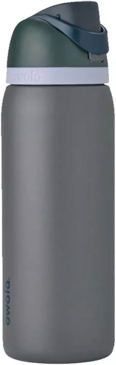 Owala - Botella de agua aislada de acero inoxidable con popote y ta...