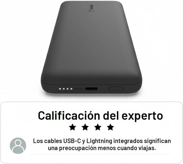 Belkin Banco de Energía Cargador Portátil para iPhone\/Android - 10...