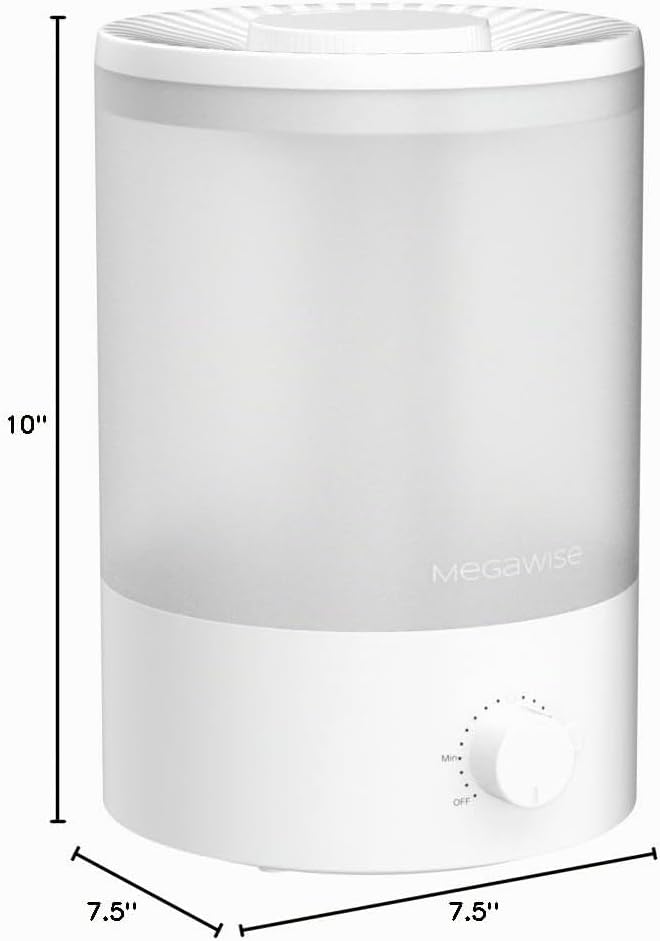 MEGAWISE Humidificador de niebla fría de 3.5 litros - Vaporizador u...