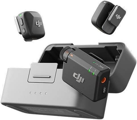 DJI Mini micrófono inalámbrico con micrófono (2 TX + 1 RX + estuche...