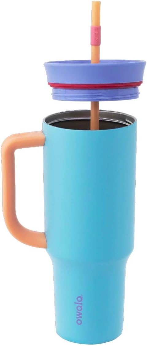 Owala 40 onzas. Vaso de viaje aislado de acero inoxidable de triple...