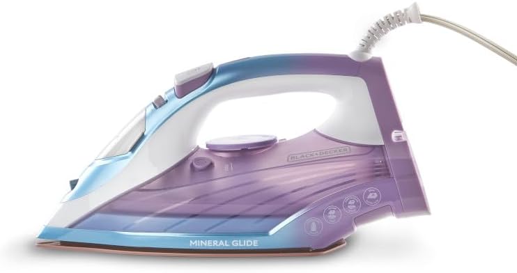 BLACK+DECKER Plancha de vapor Moonstone con suela de cerámica | Pla...