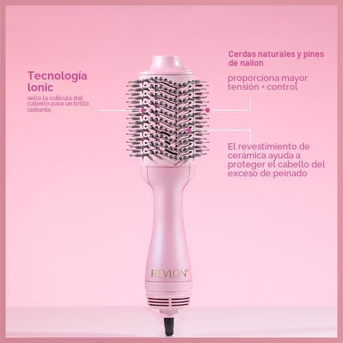 REVLON Secador de pelo voluminizador de un solo paso y estilizador,...