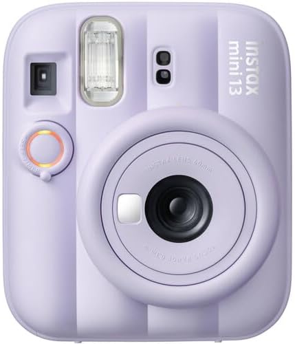Cámara instantánea Fujifilm Instax Mini 13 morada con juego de pelí...