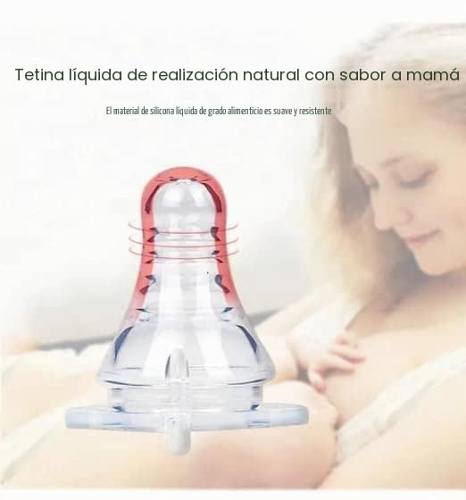 Pretty Baby Paquete de 4 biberones anticólicos de 2 oz (2.0 fl oz)...