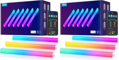 Govee Glide - Luces de pared, luz LED RGBIC, luz inteligente para j...