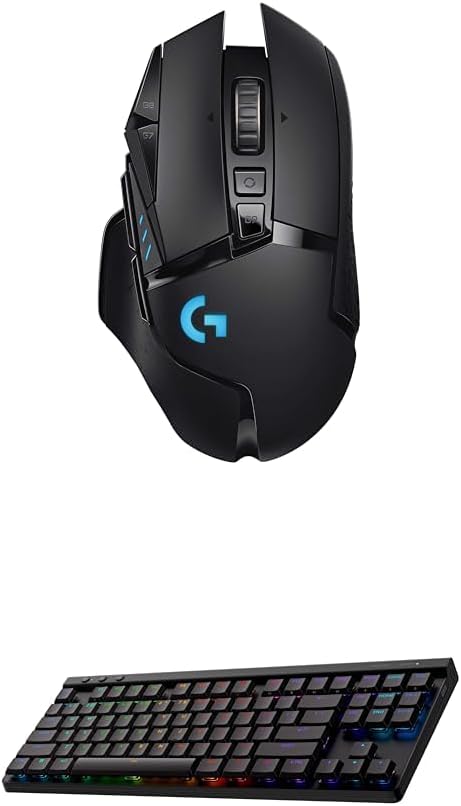 Logitech G502 Lightspeed - Ratón inalámbrico para juegos + G515 TKL...