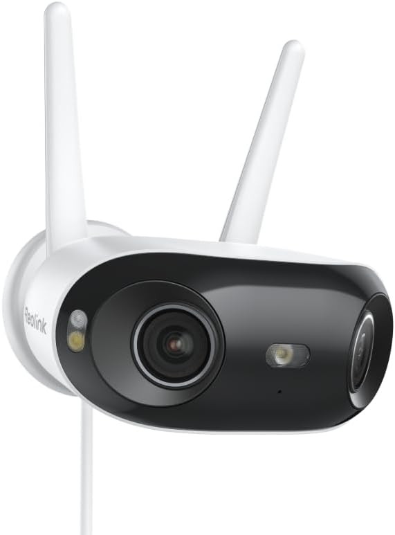 REOLINK Cámara de seguridad panorámica de 180° de 4K 8MP con lente...