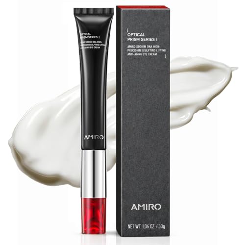 AMIRO Crema de ojos + mascarillas para ojos | Crema para ojos con m...