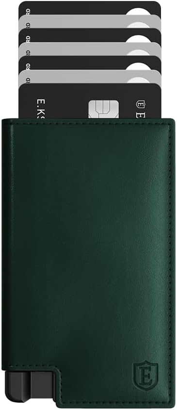 Ekster Cartera para hombre PRO | Cartera minimalista de cuero con b...
