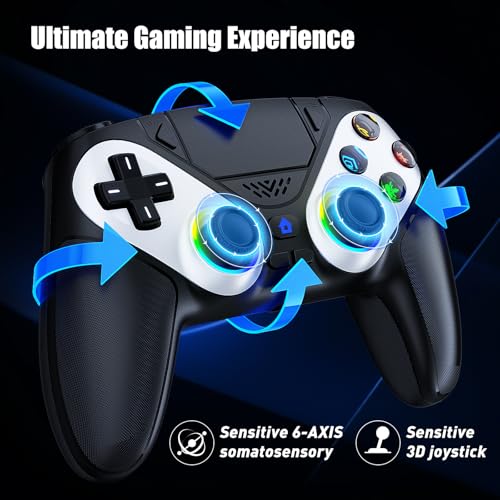 Controlador inalámbrico LED Gamrombo para PS5, compatible con PS5 P...