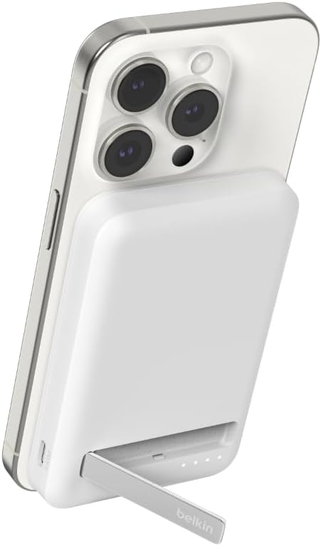 Belkin Cargador portátil, banco de energía inalámbrico de 15 W 5000...