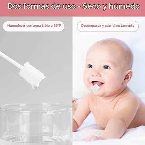 Mokoala Limpiador de lengua para bebés, cepillo de dientes para beb...