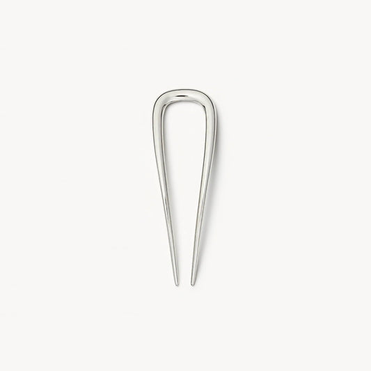 MACHETE Pinza para el pelo francés ovalada pequeña para cabello fin...