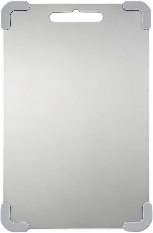 Tablas de cortar grandes de acero inoxidable para cocina, juego de...